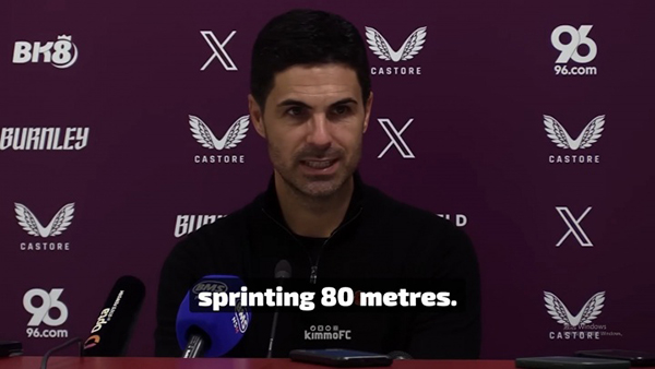 两球领先仍狂奔80米！塔帅盛赞枪手全队补时玩命回防