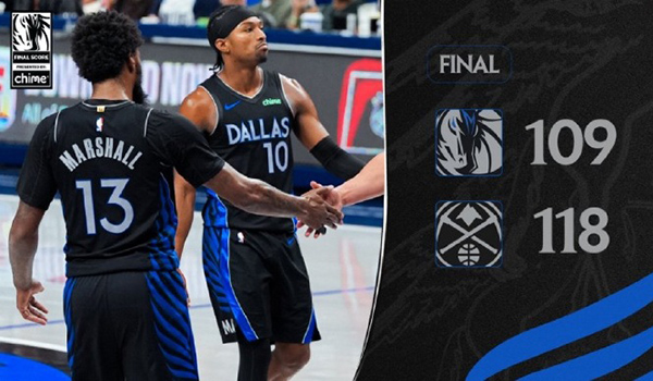 掘金118-109力克独行侠，穆雷33分，弗拉格伤退